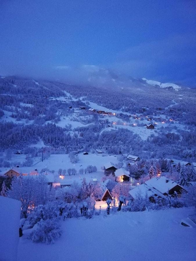 Hotel Plein Soleil Allos Exterior foto
